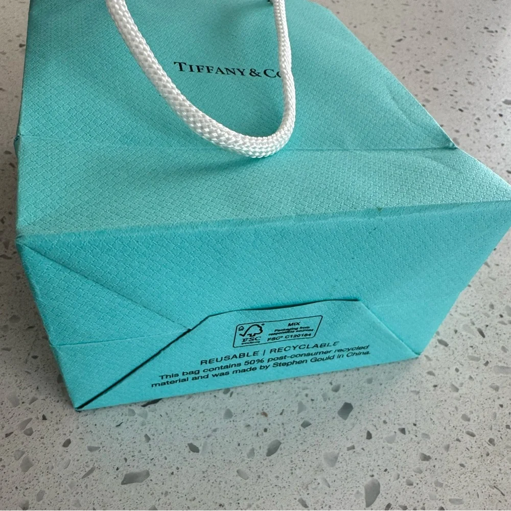 Textured Tiffany Gift Bag 6”x5”